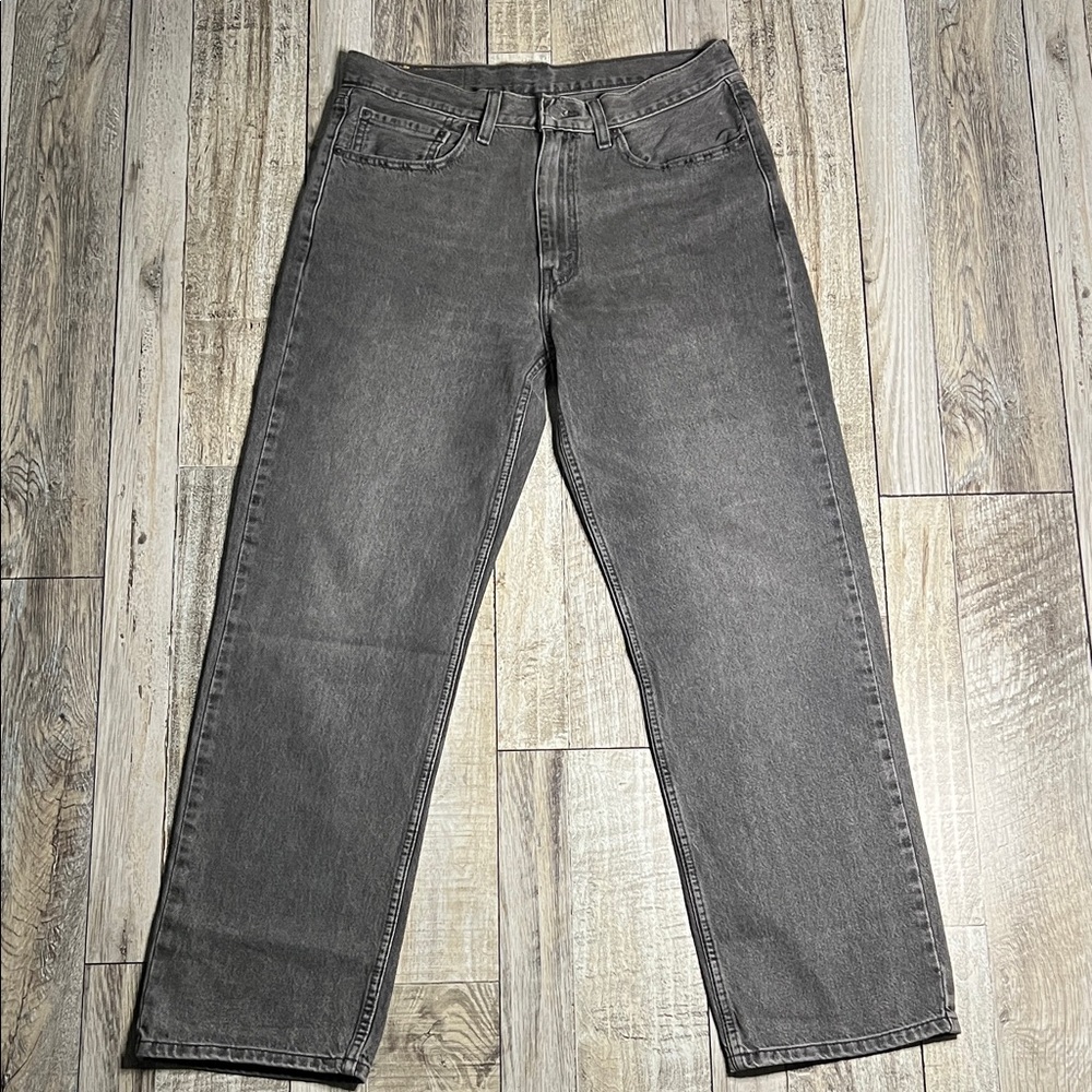Men's Levi 565 Straight Fit Gray Jeans 32x32 Worn Once